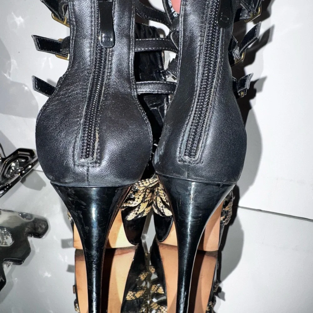 Bebe Aztec/gladiator Raffia sandal - Picture 7 of 11